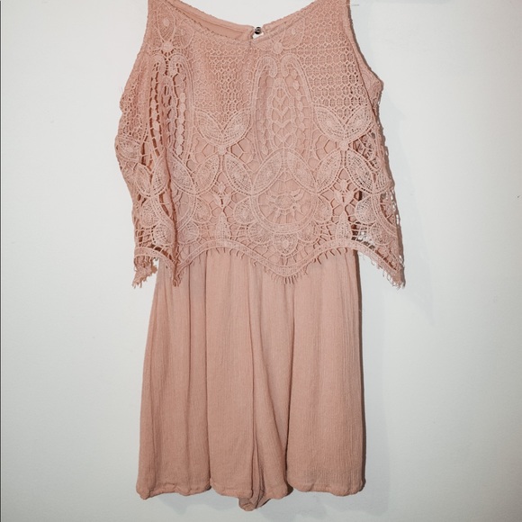 Target Pants - Peachy pink romper